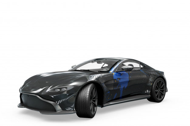 Car Mock-Up Isolated Design Psd