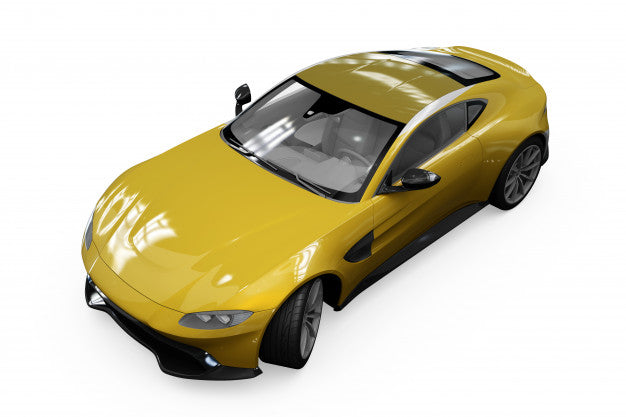 Car Mock-Up Isolated Design Psd