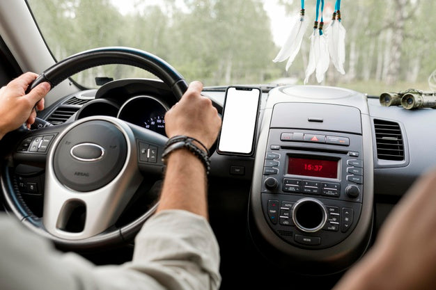 Car Travel Concept Mock-Up Psd