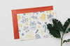 Card And Envelope Mockup With Christmas Concept Psd
