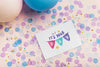 Card Mock-Up In Birthday Composition Psd