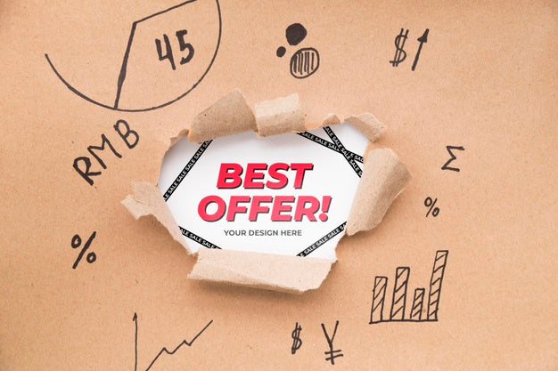 Card With Sale Campaign Psd