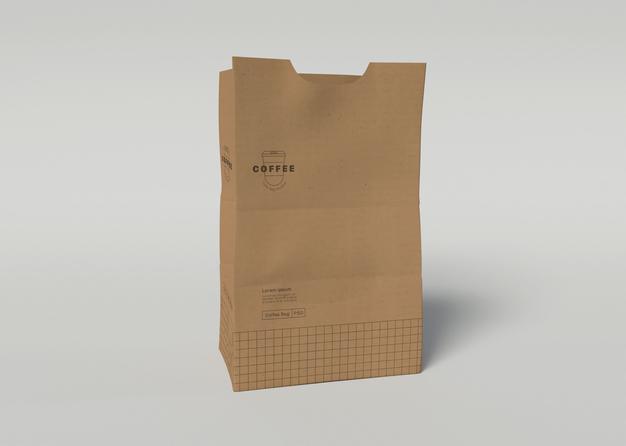 Cardboard Bag Mockup Psd