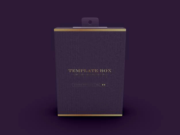 Cardboard Box Mockup Psd