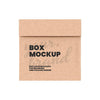 Cardboard Box Mockup Template Psd