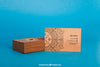 Cardboard Business Card Mockup Psd