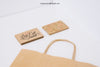 Cardboard Business Cards And Bag Psd
