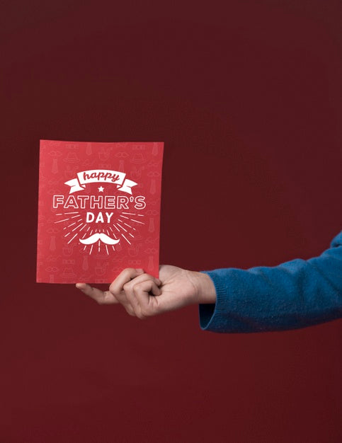 Cardboard Mock-Up On Burgundy Background Psd