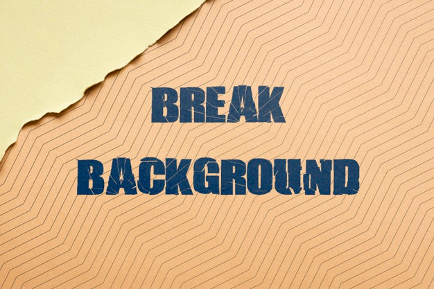 Cardboard With Break Background Psd