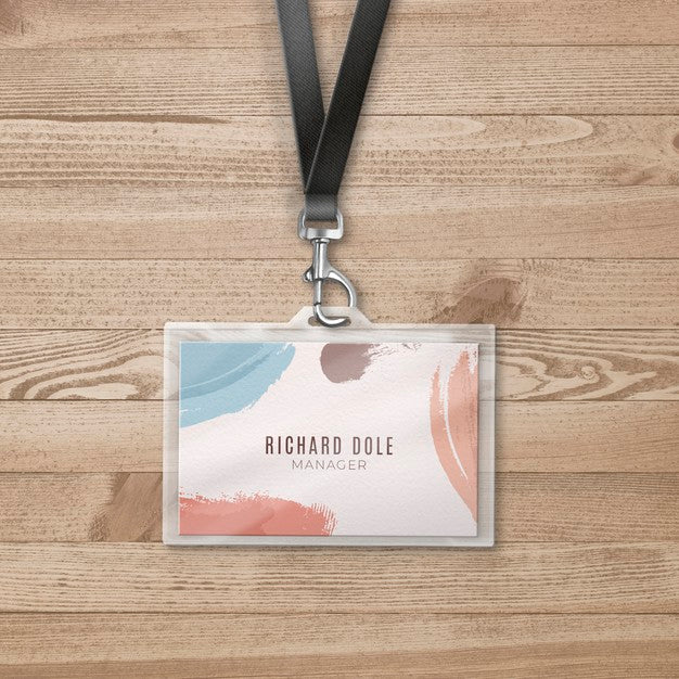 Cardholder Mockup For Id Card Psd