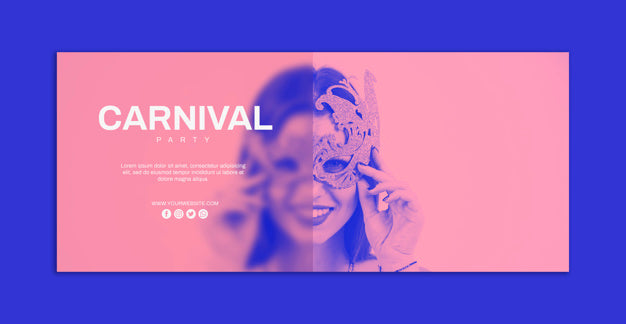 Carnival Banner Mockup Psd