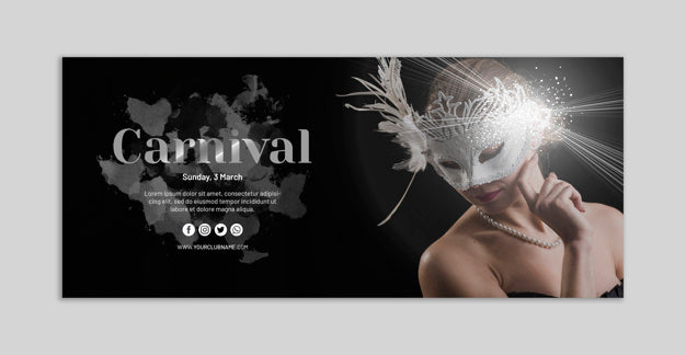 Carnival Banner Mockup Psd