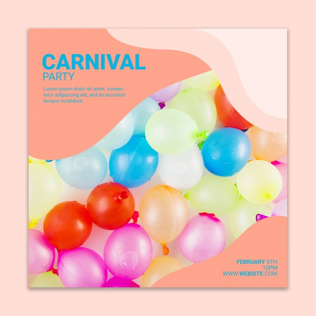 Carnival Cover Mockup Psd
