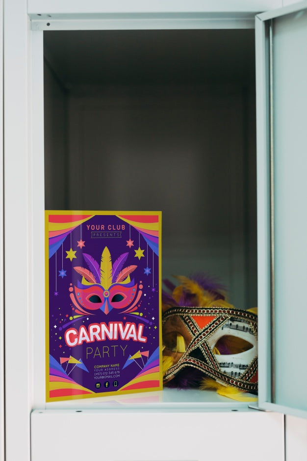 Carnival Flyer Mockup Psd