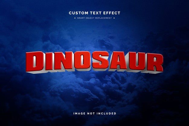 Cartoon 3D Text Style Psd