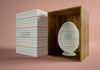 Cartoon And Wooden Box With Easter Egg Psd