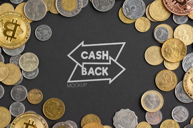 Cashback Concept Mock-Up Psd