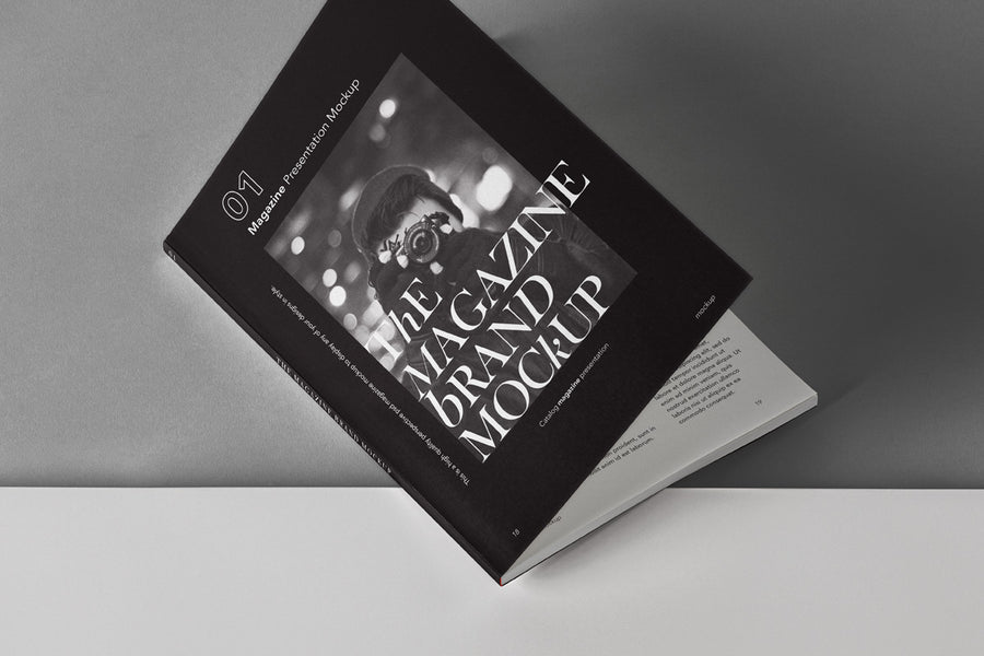 Catalog Psd Magazine Mockup