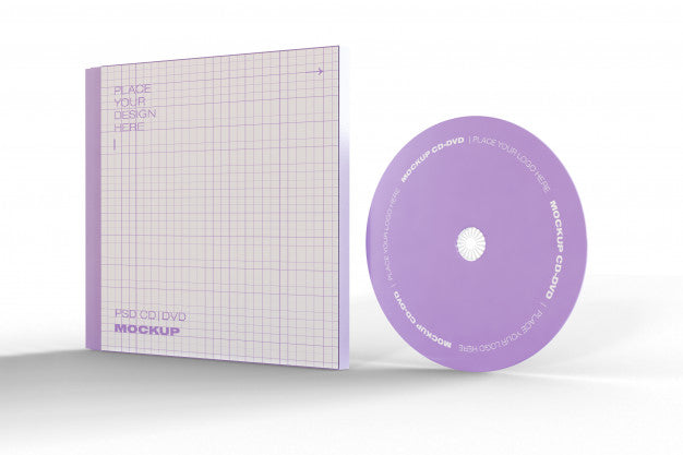 Cd And Case Mockup Psd