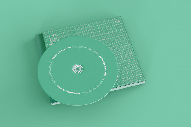 Cd And Case Mockup Psd