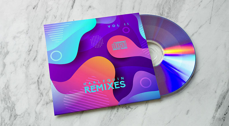 Cd / Dvd Envelope Mockup Psd