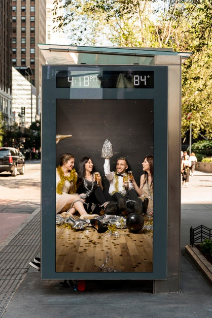 Celebration Billboard Mock-Up Psd