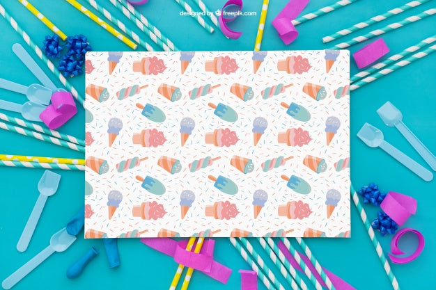 Celebration Card Composition Psd