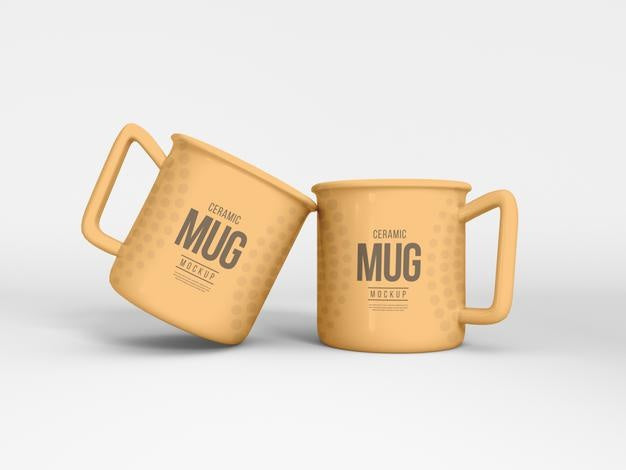 Ceramic Coffee Mug Mockup Psd