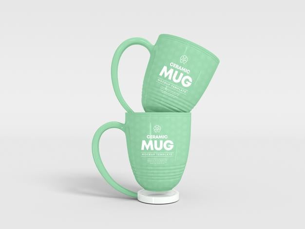 Ceramic Coffee Mug Mockup Psd