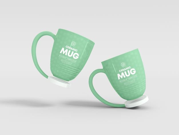 Ceramic Coffee Mug Mockup Psd