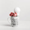 Ceramic Cup With Motivational Quote Psd