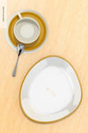 Ceramic Luxury Plate Mockup, With Mug Psd