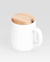 Ceramic Mug With Lid Mockup Psd Template