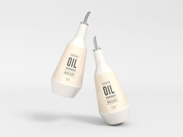Ceramic Oil Dispenser Bottle Mockup Psd