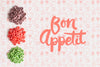 Cereals Divided By Colors And Bon Appetit Message Psd