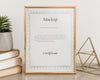 Certificate Concept With Frame Mockup Psd