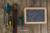 Chalkboard, Belt And Tools Psd