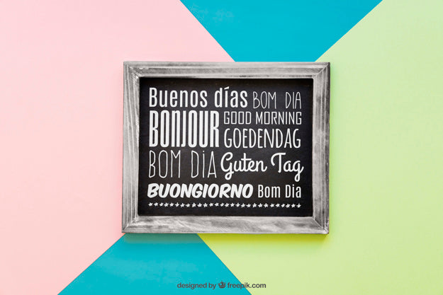 Chalkboard Mockup Psd