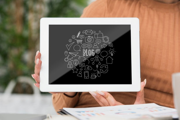 Chalkboard With Blog Message Psd