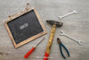 Chalkboard With Tools Psd