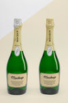 Champagne Bottles With Mock-Up Psd