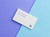 Changeable Сolors Business Cards Mockups