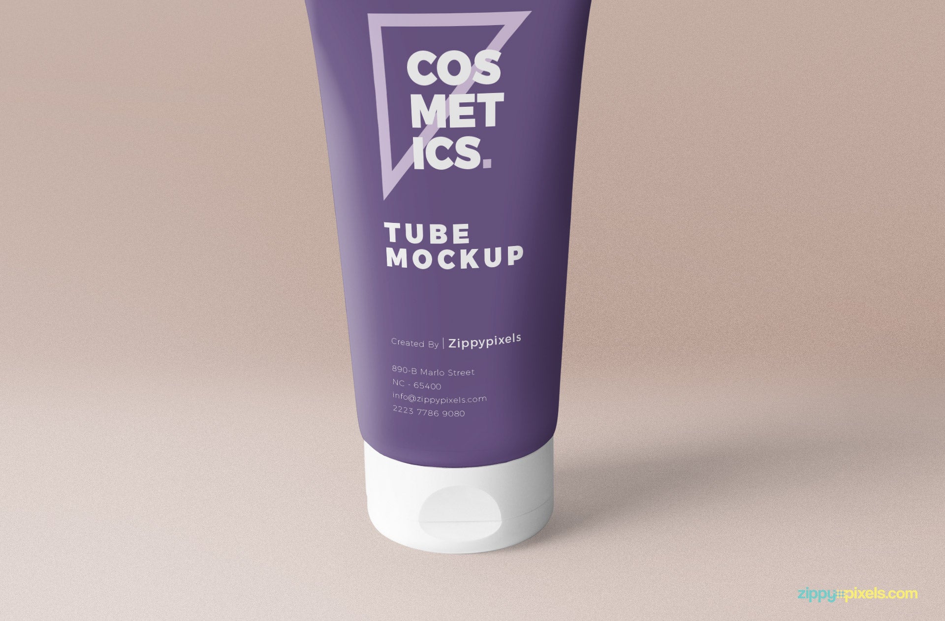 Customizable Tube Packaging Mockup
