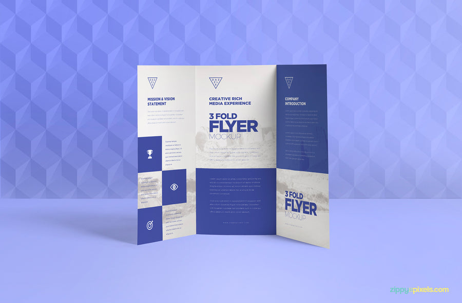 Tri-Fold Brochure Mockups