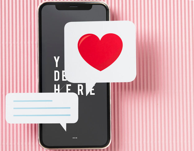 Chat Messaging On Mobile Phone Mockup Psd