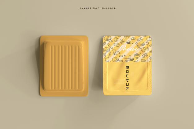 Cheese Packaging Mockup Psd