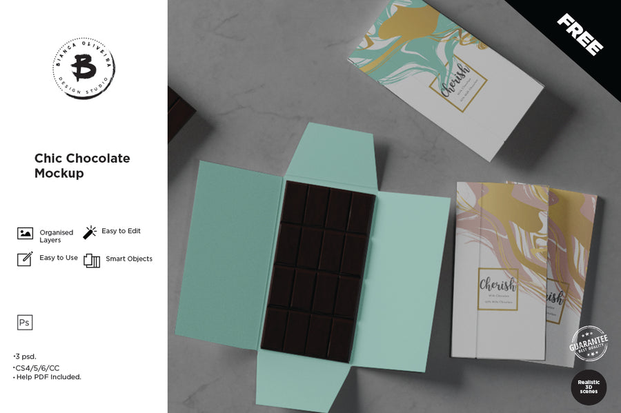 Chic Chocolate Mockup