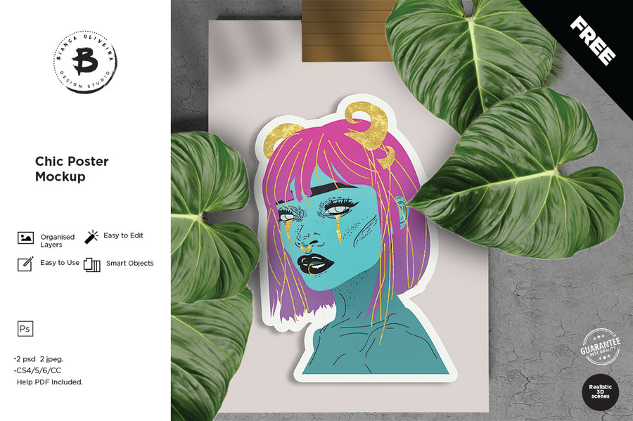 Chic Poster Mockup