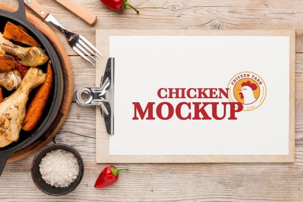 Chicken Meal Assortment Mock-Up Psd