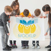 Children Community Concept Mock-Up Psd